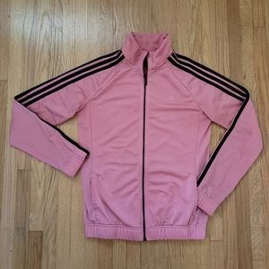 Adidas Pink Classic Strip Sport Sweater